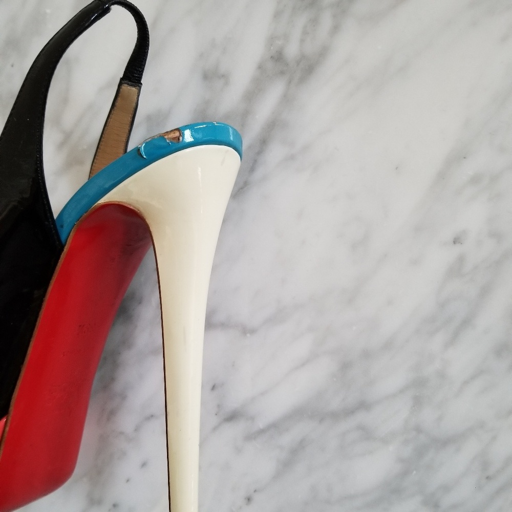 Christian Louboutin Bianca Slingback Color block - Picture 4 of 4